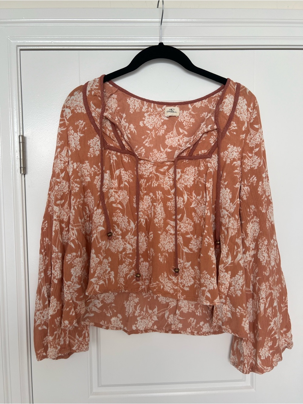 O'Neill Floral Peasant Blouse